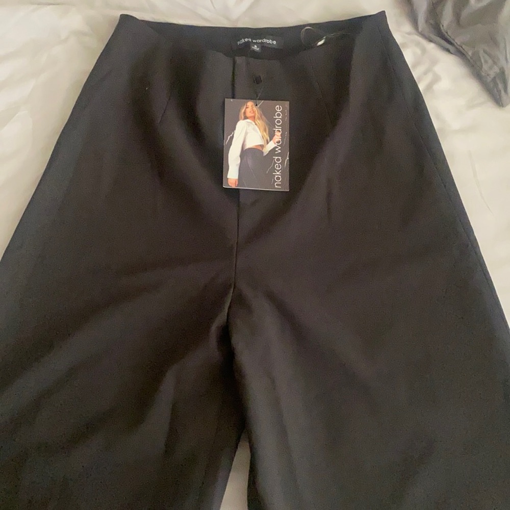 naked wardrobe black slacks